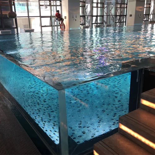 Pool with Acrylic Wall Pool with Acrylic Wall